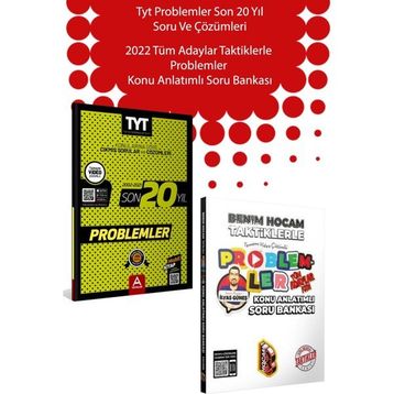 A Yayınları TYT Problemler Son 20 Yıl Soru ve Çözümleri ve Benim Hocam Problemler