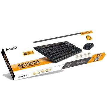 A4 Tech 4100N Kablosuz Multimedya Klavye+Mouse Set