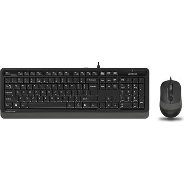 A4 Tech F1010 Siyah-Gri Q Kablolu Klavye Mouse Seti