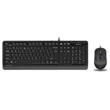 A4 Tech F1010 Siyah-Gri Q Kablolu Klavye Mouse Seti