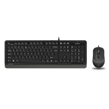 A4 Tech F1010 Siyah-Gri Q Kablolu Klavye Mouse Seti