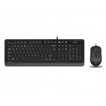 A4 Tech F1010 Siyah-Gri Q Kablolu Klavye Mouse Seti