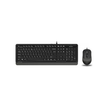 A4 Tech F1010 Siyah-Gri Q Kablolu Klavye Mouse Seti
