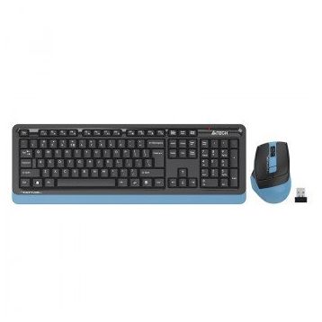 A4-Tech FG1035 Mavi USB Kablosuz Q Klavye ve Mouse Seti
