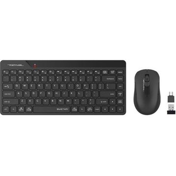 A4-Tech FG2200 AIR 2 2.4 Siyah Mini Kablosuz Klavye Mouse Set