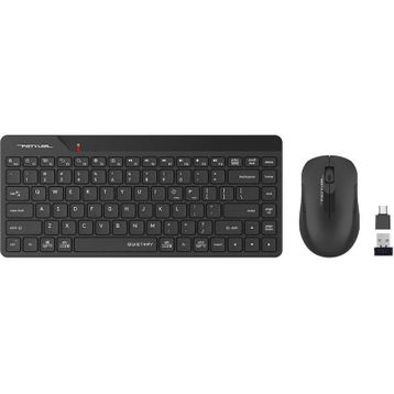 A4-Tech FG2200 AIR 2 2.4 Siyah Mini Kablosuz Klavye Mouse Set