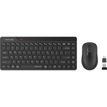 A4-Tech FG2200 AIR 2 2.4 Siyah Mini Kablosuz Klavye Mouse Set