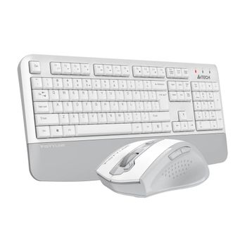 A4Tech FG2500S Plus Beyaz Kablosuz Klavye Mouse Seti