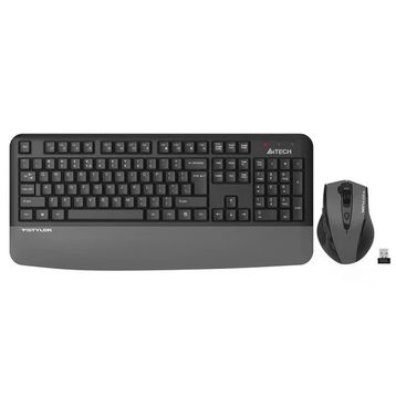 A4Tech FG2500S Plus Gri Kablosuz Klavye Mouse Seti