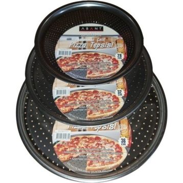 Abant Paslanmaz Çelik 28 cm Pizza Tepsisi