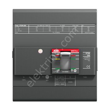 ABB 1SDA068070R1 XT3N TMD 4x250A 36kA Kompakt Şalter