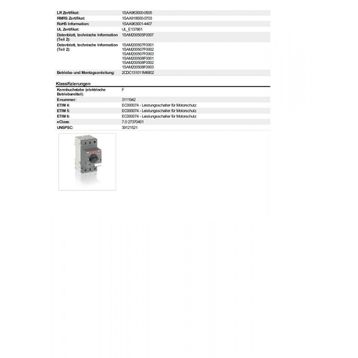 ABB MS116-1.6-2.5A Motor Koruma Şalteri