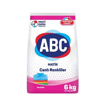 ABC 6 kg Matik Canlı Renkler