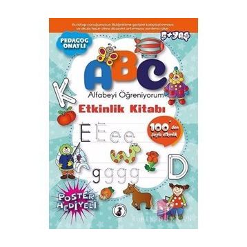 ABC Alfabeyi Öğreniyorum Etkinlik Kitabı 5+ Yaş