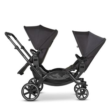 ABC Design 2025 Double Stroller Zoom 2 Coal İkiz Bebek Arabası