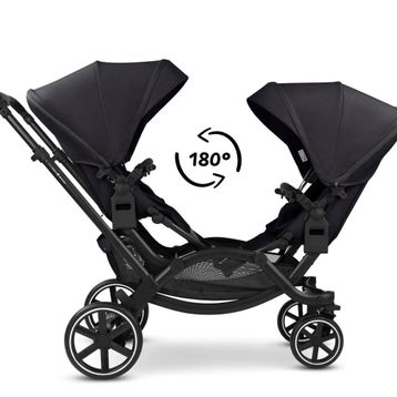ABC Design 2025 Double Stroller Zoom 2 Coal İkiz Bebek Arabası