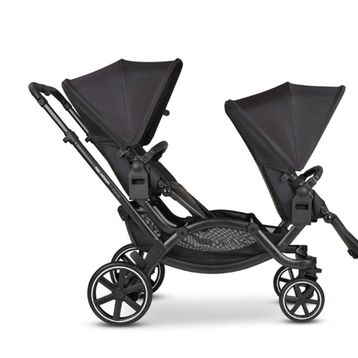 ABC Design 2025 Double Stroller Zoom 2 Coal İkiz Bebek Arabası