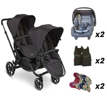 ABC Design Bebek Arabası + Jixy Antrasit Ana Kucağı Zoom Ink & Jixy Antrasit Travel Set