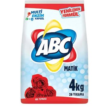 ABC Matik Gül Tutkusu 4 kg Toz Deterjan