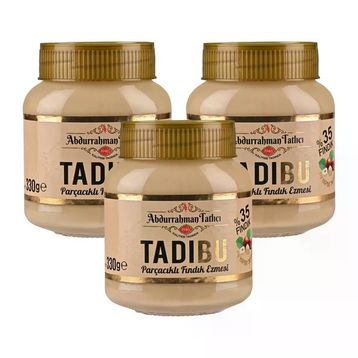 Abdurrahman Tatlıcı 330 gr Tadıbu Parçacıklı Fındık Ezmesi
