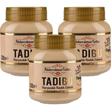 Abdurrahman Tatlıcı 330 gr Tadıbu Parçacıklı Fındık Ezmesi