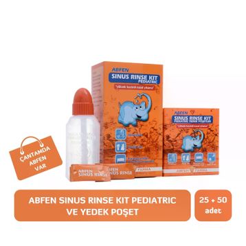 Abfen Farma 50 Adet Abfen Sinus Rinse Yetişkin Plus Nazal Yıkama Yedek Poşet