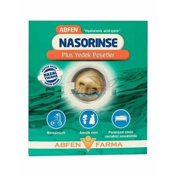 Abfen Nasorinse Plus 50 Adet Yedek Poşetler Burun Fizyolojik Serum