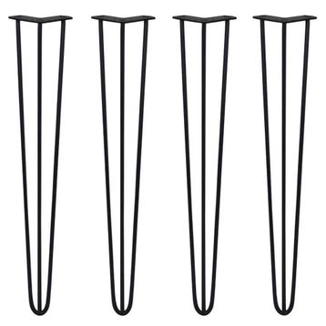 Abronya Firkete Yemek Ofis Çalışma Bahçe Balkon Duvar Dibi 80 cm Metal Masa Ayağı