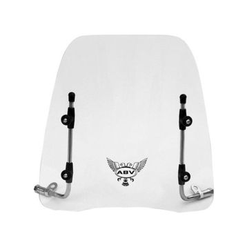 ABV Universal 41x45 cm Bağlantı Ekipmanlı Şeffaf Siperlik