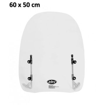 ABV Universal 60x60 cm Bağlantı Ekipmanlı Şeffaf Siperlik