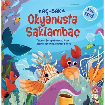 Aç Bak Okyanusta Saklambaç Sincap Kitap