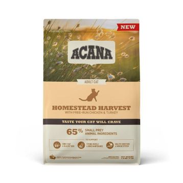 Acana 1.8 KG Homestead Harvest Yüksek Proteinli Tavuklu ve Hindili Yetişkin Kedi Maması