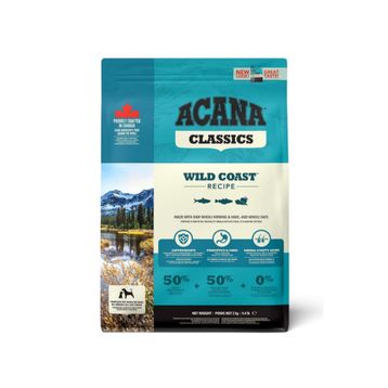 Acana 2 kg Classics Wild Coast Düşük Tahıllı Balık Sebzeli Yetişkin Kuru Köpek Maması