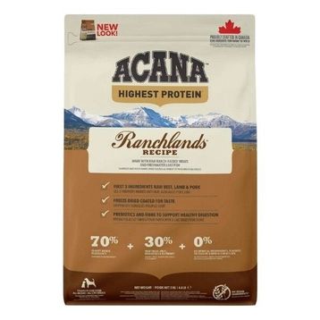Acana 2 kg Ranchlands Tahılsız Sığır ve Kuzu Etli Yetişkin Köpek Maması