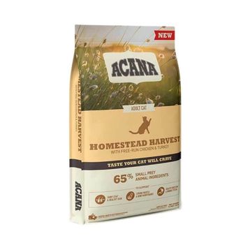 Acana Homestead Harvest Yüksek Proteinli Tavuklu ve Hindili Yetişkin 4.5 kg Kedi Maması
