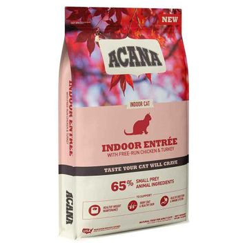 Acana Indoor Entree Hairball Control Tavuklu Hindili Kısırlaştırılmış 4,5 kg Kedi Maması
