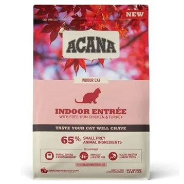Acana Indoor Entree Kısırlaştırılmış Tüm Irklar İçin Hindi-Balık-Tavuk 1.8 kg Kuru Kedi Maması