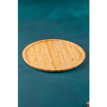 Acar 25 cm Bambu Yuvarlak Tabak