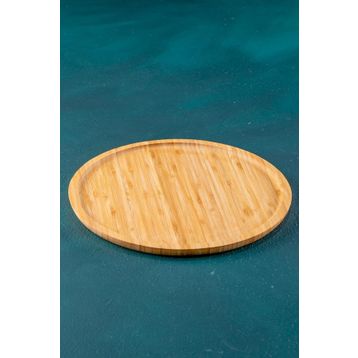 Acar 25 cm Bambu Yuvarlak Tabak