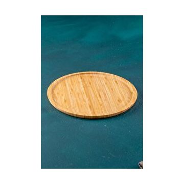 Acar 25 cm Bambu Yuvarlak Tabak
