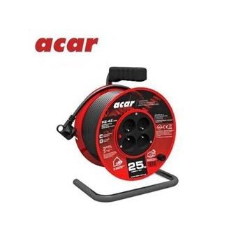 Acar 82478 25 m 3x1.5 mm Makaralı Uzatma Kablosu