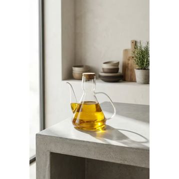 Acar Arlina Akasya 1000 ml Kapaklı Cam Yağdanlık