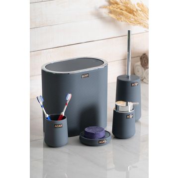 Acar Astoria Gri 5 Parça Banyo Seti