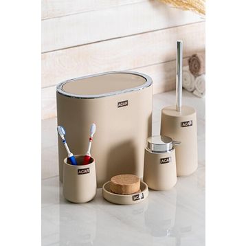 Acar Astoria Krem 5 Parça Banyo Seti