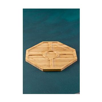Acar Bambu 5 Bölmeli Sunumluk