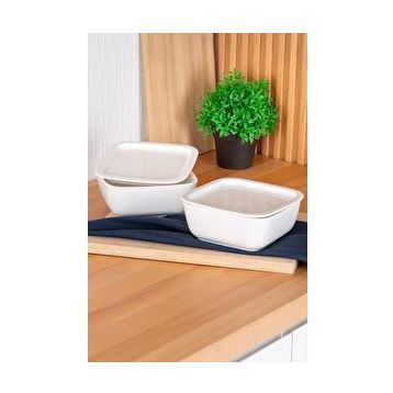 Acar Bianco Perla 16.5 CM Kare Kapaklı Kase