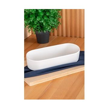 Acar Bianco Perla 26 cm Oval Salata Kase