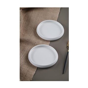 Acar Bianco Perla Porselen 14 cm Yuvarlak Tabak