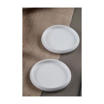 Acar Bianco Perla Porselen 14 cm Yuvarlak Tabak