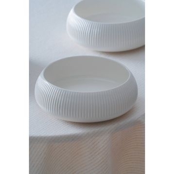 Acar Bianco Perla Porselen 18 cm Yuvarlak Kase